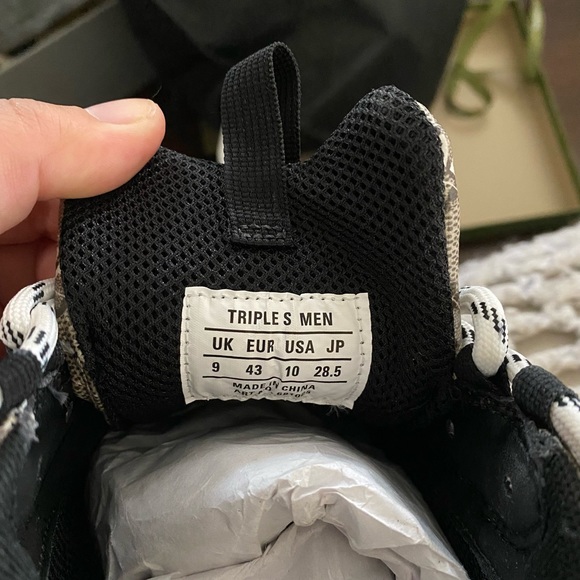 Men's 43 The Hacker Project Triple S sneaker Gucci X Balenciaga - Picture 6 of 6